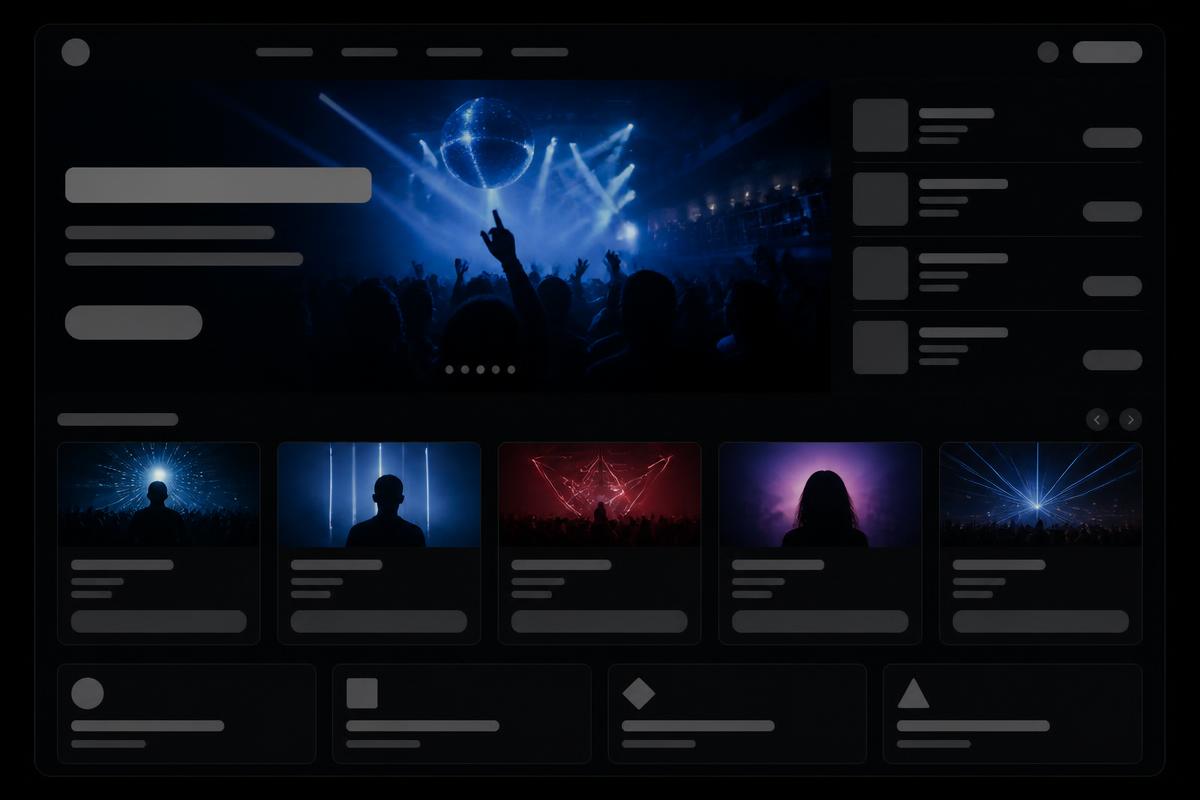 Club & Events Concept — DEMO CONCEPT