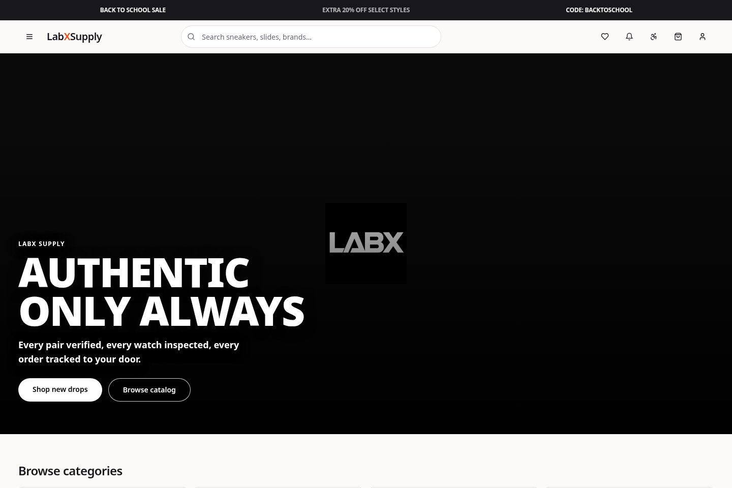 LABX Supply — REAL PROJECT